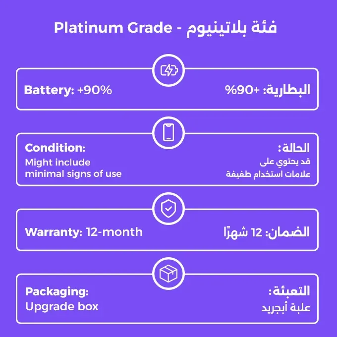 موبايل مجدد فئة بلاتينوم